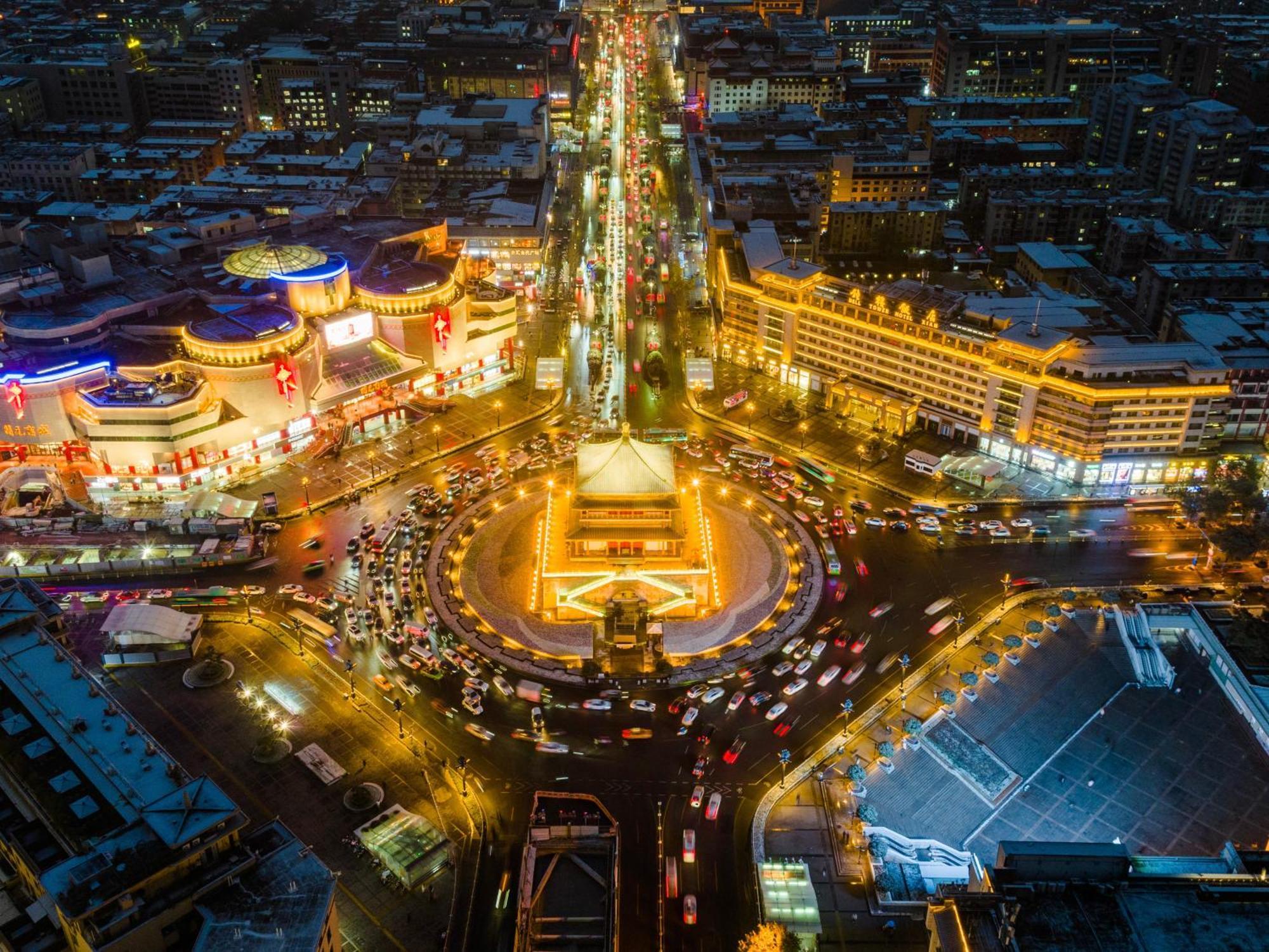 Campanile Hotel Xi'An Dayan Pagoda Datang Night City Hotel Xi'an (Shaanxi) Exterior foto